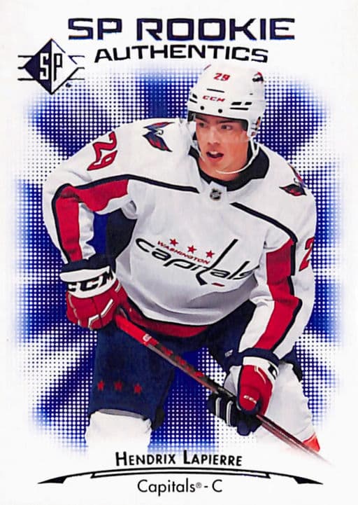 Hendrix Lapierre 2021-22 SP Rookie Authentics #134 Washington Capitals