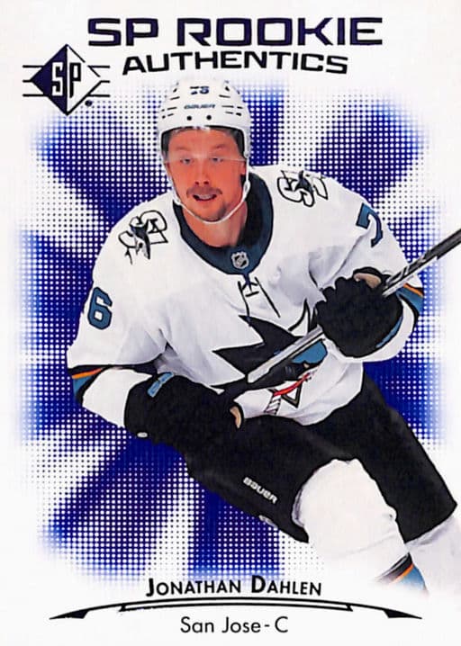 Jonathan Dahlen 2021-22 SP Rookie Authentics #112 San Jose Sharks