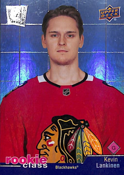 Kevin Lankinen 2020-21 Upper Deck Rookie Class RC-26 Chicago Blackhawks