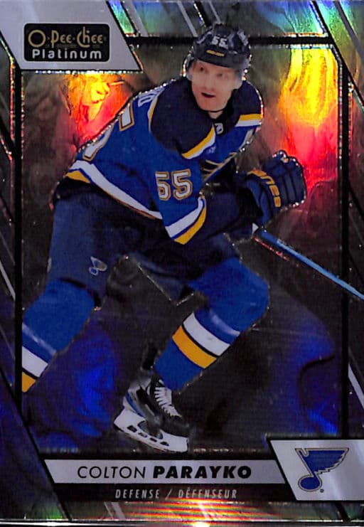 23-24 O-Pee-Chee Platinum Liquid Metal St. Louis Blues Colton Parayko #129 /399
