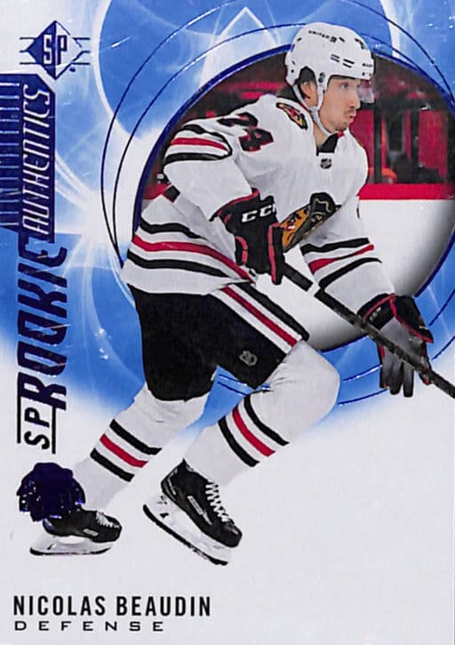 Nicolas Beaudin 2020-21 Upper Deck Rookie Authentics #133 Chicago Blackhawks