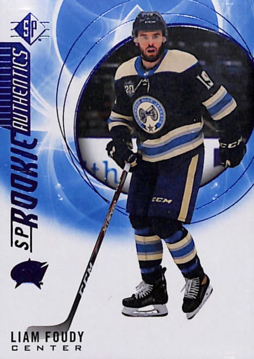 Liam Foudy 2020-21 Upper Deck Rookie Authentics #105 Columbus Blue Jackets