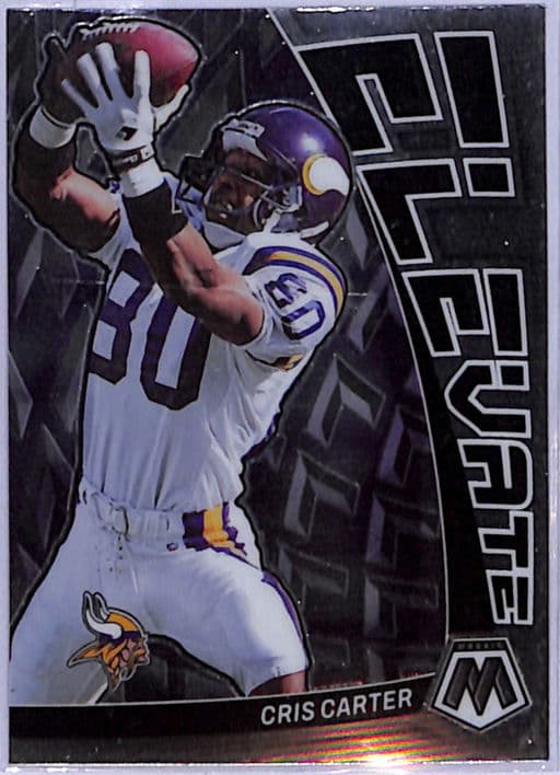 Cris Carter 2023 Panini Mosaic Football Elevate E-CC Minnesota Vikings
