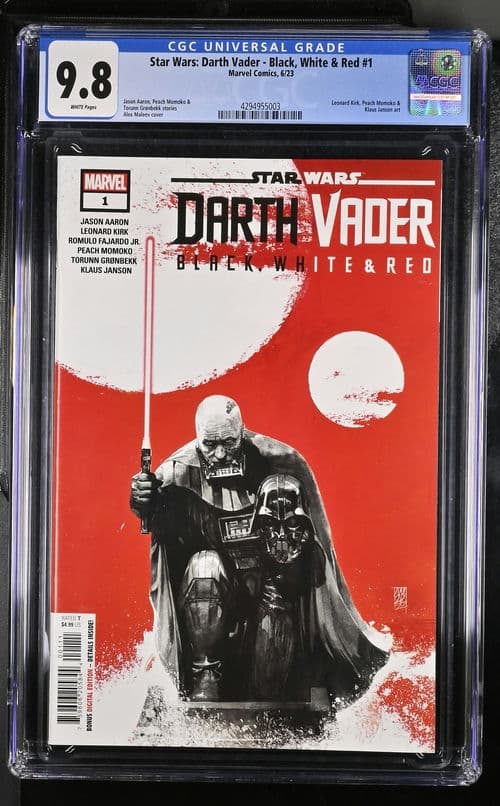 Star Wars: Darth Vader Black, White & Red #1 CGC 9.8