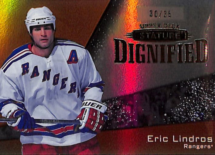 2022-23 Upper Deck Stature Dignified New York Rangers Eric Lindros D-12 /35