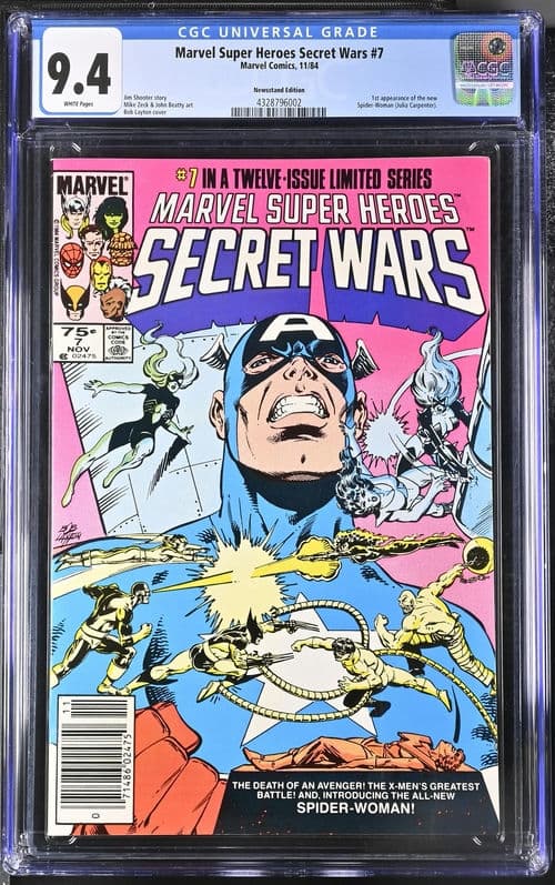 Marvel Superheroes Secret Wars #7 CGC 9.4