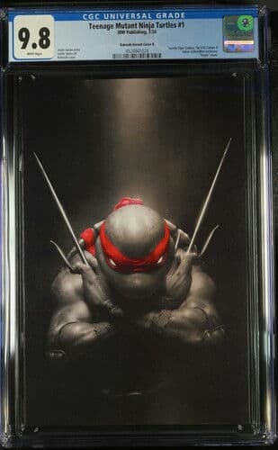 Teenage Mutant Ninja Turtles #1 Rahzzah Variant Cover B CGC 9.8