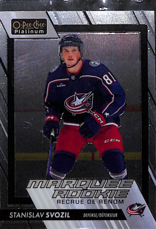 Stanislav Svozil 2023-24 O-Pee-Chee Platinum Marquee Rookie #209 Blue Jackets
