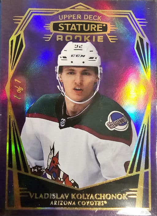 2022-23 Upper Deck Stature 1OF1 Arizona Coyotes Vladislav Kolyachonok RC #150