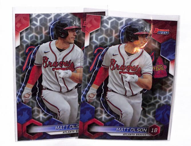 2022 Bowman's Best Atlanta Braves Matt Olson #11 *2 CARDS*