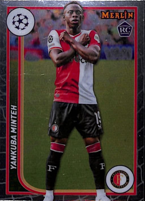 Yankuba Minteh 2024 Topps Merlin #56 ROOKIE Feyenoord