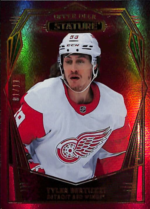 2022-23 Upper Deck Stature Red Detroit Red Wings Tyler Bertuzzi #39 /11