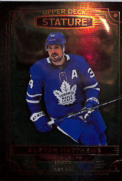2022-23 Upper Deck Stature Green Toronto Maple Leaves Auston Matthews #83 /99