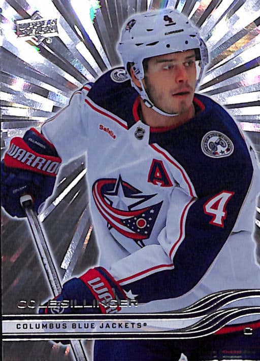 Cole Sillinger 2025-26 Upper Deck Series 1 #47 Outburst Columbus Blue Jackets