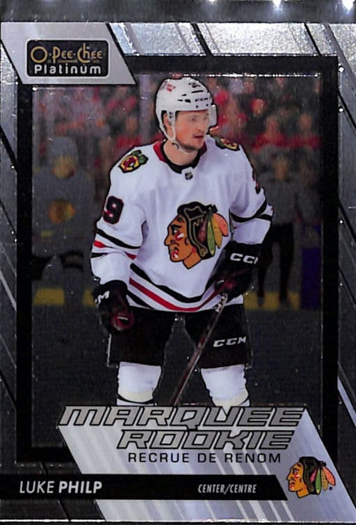 Luke Philp 2023-24 O-Pee-Chee Platinum Marquee Rookie #214 Chicago Blackhawks