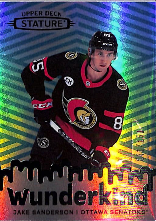 2022-23 Upper Deck Wunderkind Green Ottawa Senators Jake Sanderson /150 W-47