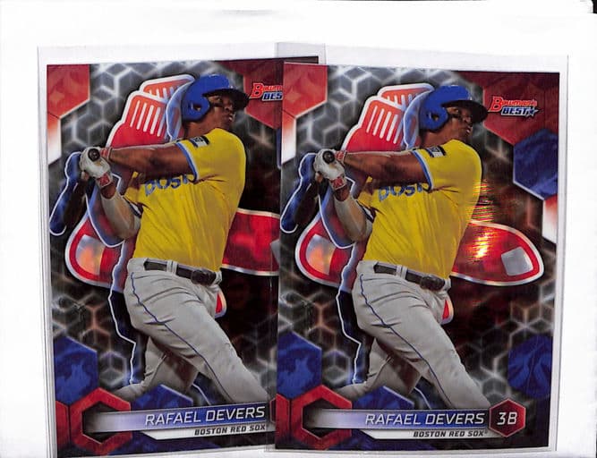 2022 Bowman's Best Boston Red Sox Rafael Devers #37 *2 CARDS*