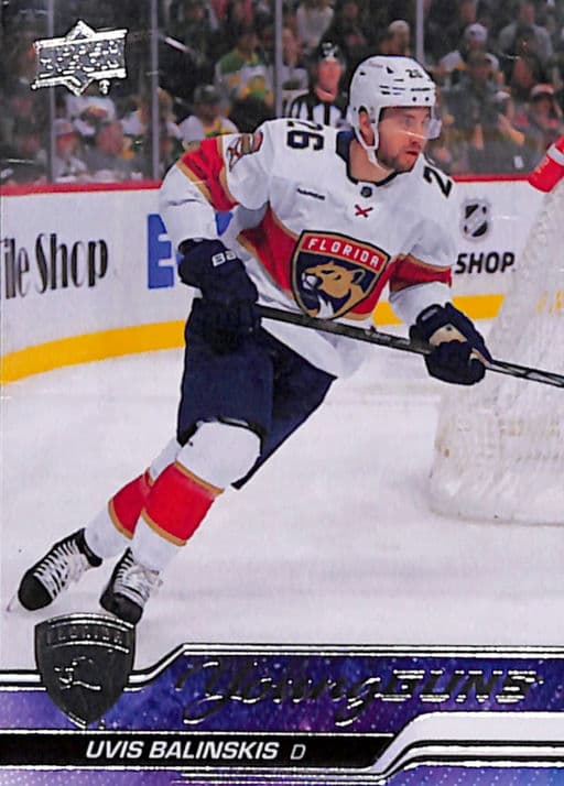 Uvis Balinskis 2023-24 Upper Deck Series 1 Young Guns #476 Florida Panthers