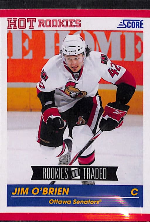 Jim O'Brien Panini 2011 Rookies and Traded Hot Rookies #628 Ottawa Senators