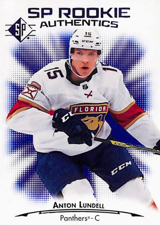 Anton Lundell 2021-22 SP Rookie Authentics #123 Florida Panthers