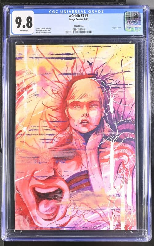 w0rldtr33 #5 CBNS Edition 2023 CGC 9.8 Variant Key Issue Comic Book