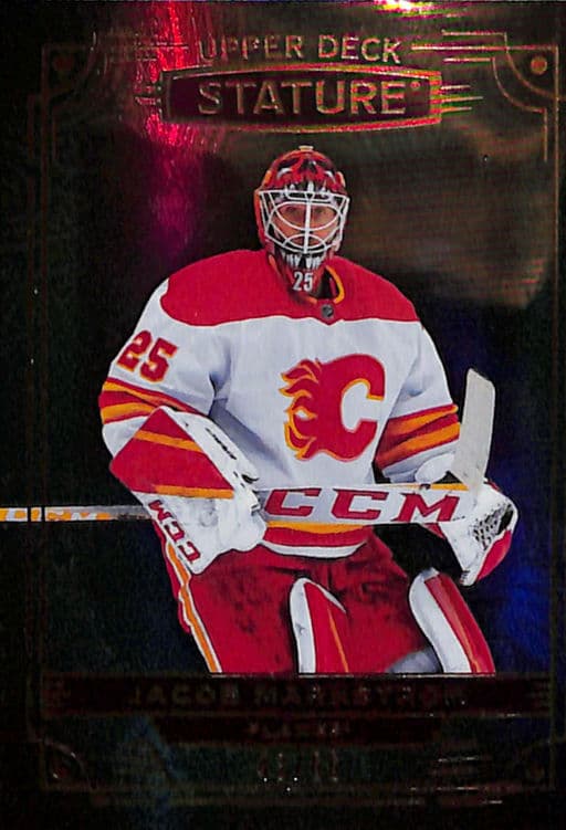 2022-23 Upper Deck Stature Green Calgary Flames Jacob Markstrom #69 /66