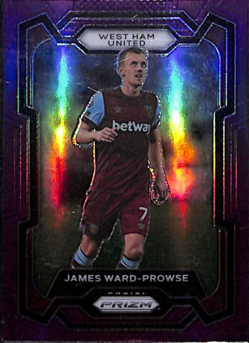 James Ward-Prowse 2023-24 Panini Prizm #223 Purple West Ham United