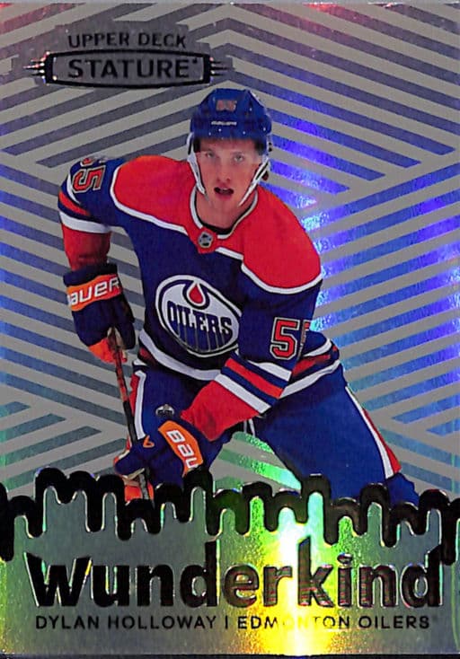 2022-23 Upper Deck Wunderkind Grey Edmonton Oilers Dylan Holloway W-13