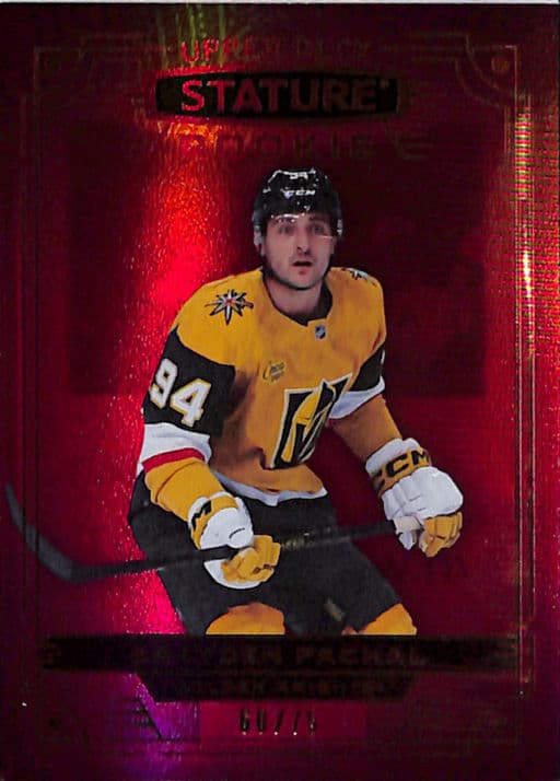 2022-23 Upper Deck Stature Vegas Golden Knights Brayden Pachal #190 /75