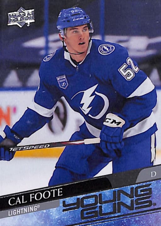 Cal Foote 2020-21 Upper Deck Young Guns #476 Tampa Bay Lightning