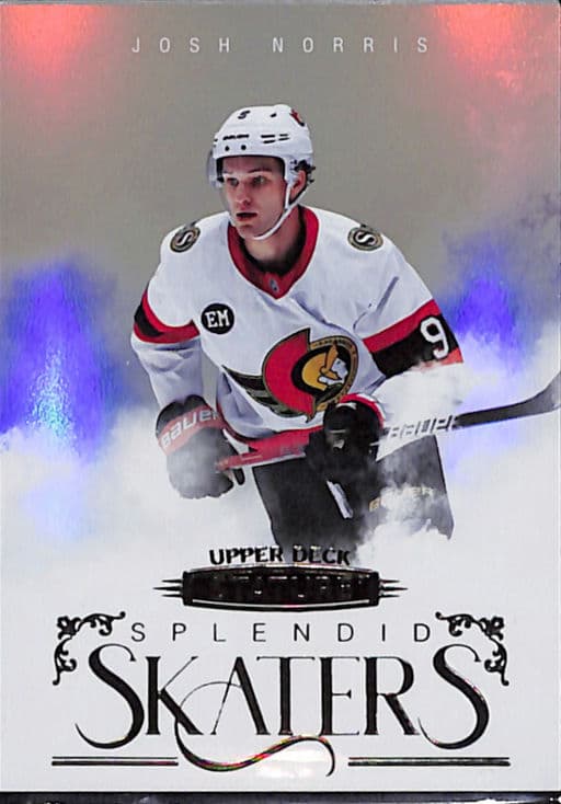 2022-23 Upper Deck Splendid Skaters Ottawa Senators Josh Norris SS-15