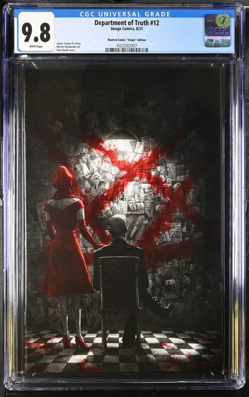 Department of Truth #12 Wanted Comix "Virgin" Edition 9.8