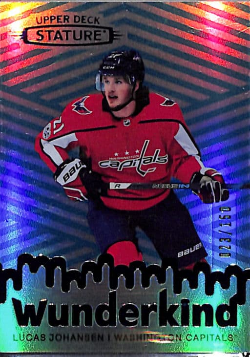 2022-23 Upper Deck Wunderkind Green Washington Capitals Lucas Johansen W-43 /150