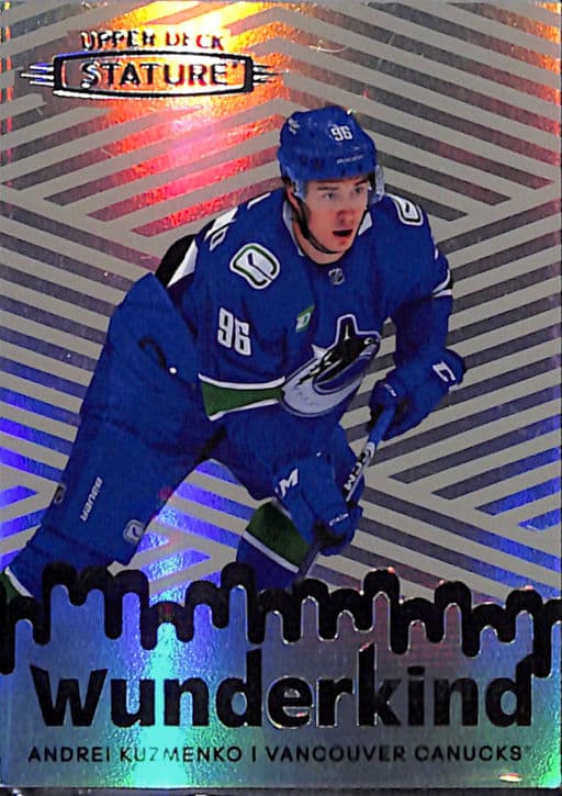 2022-23 Upper Deck Wunderkind Grey Vancouver Canucks Andrei Kuzmenko W-40