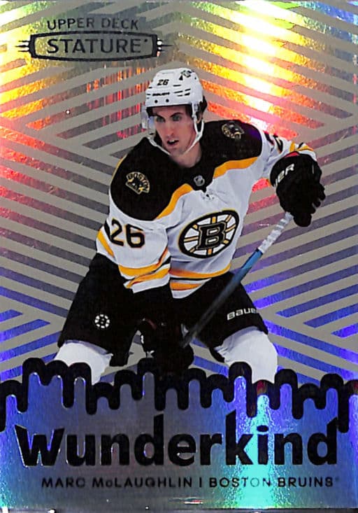 2022-23 Upper Deck Wunderkind Grey Boston Bruins Marc McLaughlin W-31