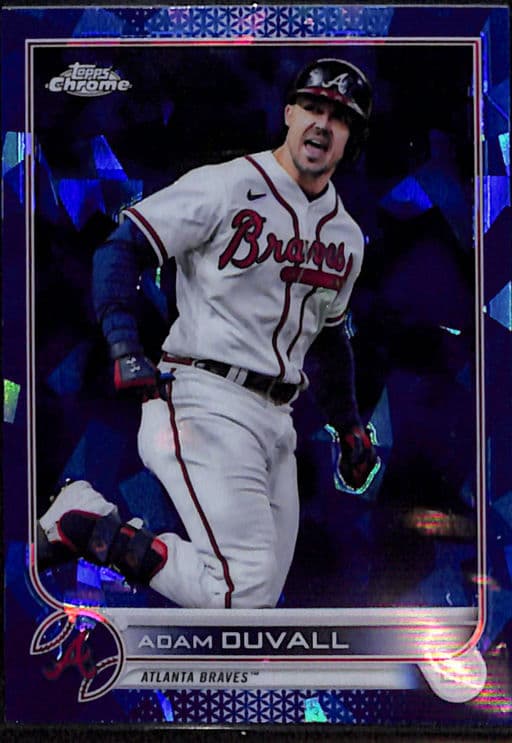 Adam Duvall 2022 Topps Chrome Sapphire #279 Atlanta Braves