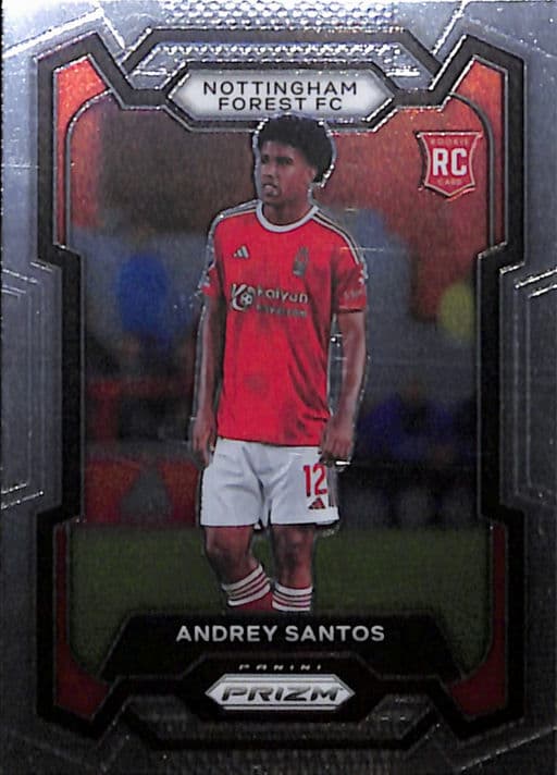 Andrey Santos 2023-24 Panini Prizm #245 ROOKIE Nottingham Forest FC