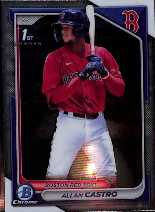 2024 Bowman Chrome Boston Red Sox Allan Castro BCP-14