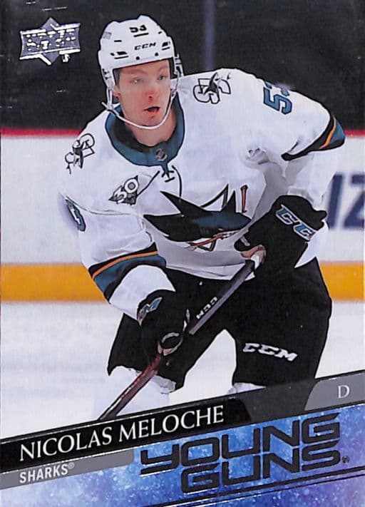 Nicolas Meloche 2020-21 Upper Deck Young Guns #463 San Jose Sharks