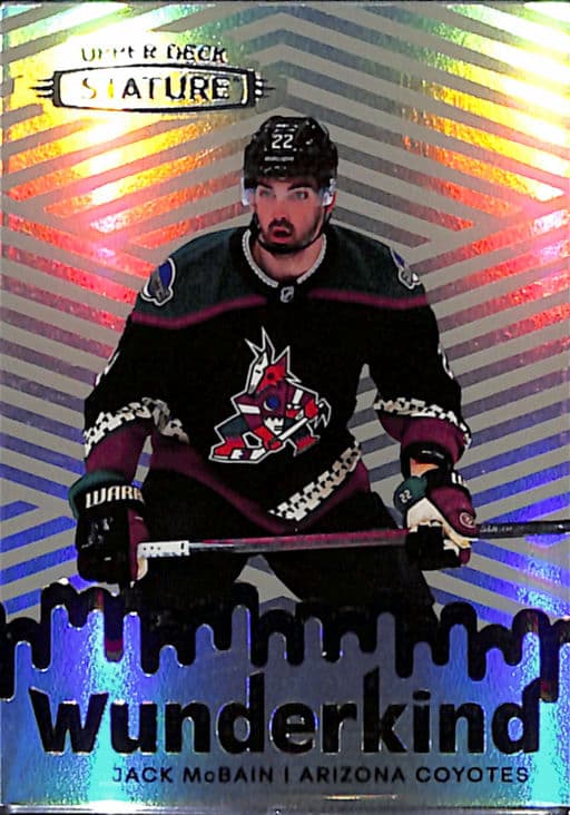 2022-23 Upper Deck Wunderkind Grey Arizona Coyotes Jack McBain W-30