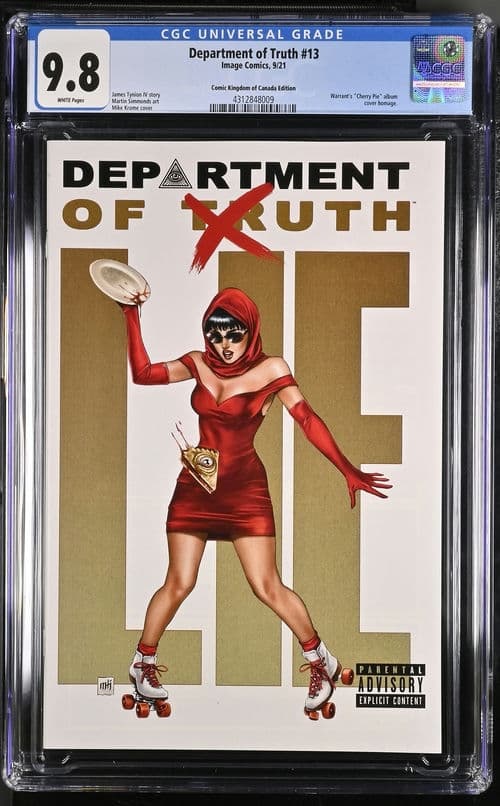 Department of Truth #13 Mike Chrome Cherry Pie CGC 9.8