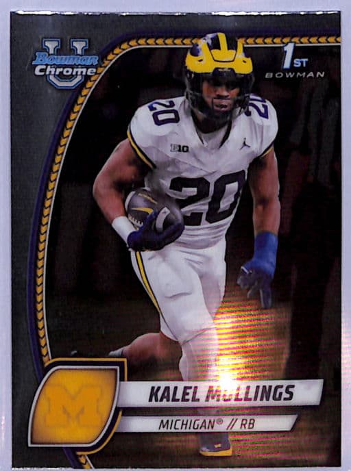 2024 Bowman University Chrome Kalel Mullings #106
