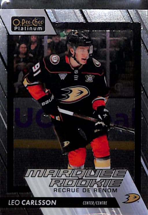 Leo Carlsson 2023-24 O-Pee-Chee Platinum Marquee Rookie #293 Raw RC Ducks