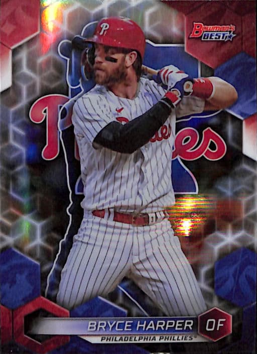 2022 Bowman's Best Philadelphia Phillies Bryce Harper Refractor #4