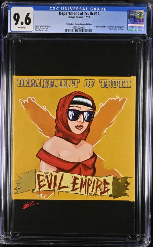 Department of Truth #14 Collectors Choice Comics Edition 9.6