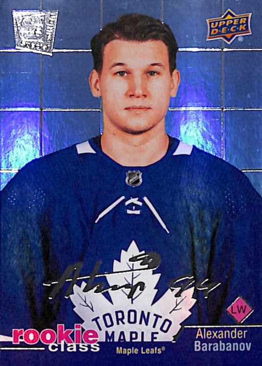 Alexander Barabanov 2020-21 Upper Deck Rookie Class RC-4 Maple Leafs