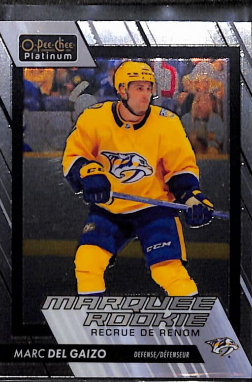 Marc Del Gaizo 2023-24 O-Pee-Chee Platinum Marquee Rookie #278 Predators