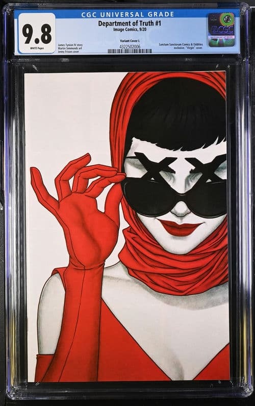 Department of Truth #1 Variant Cover L 9.8