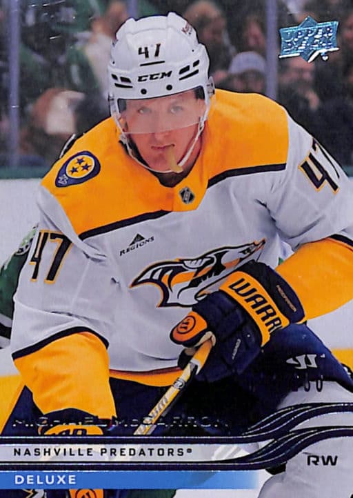 Michael McCarron 2025-26 Upper Deck Series 1 Deluxe #97 Nashville Predators /250