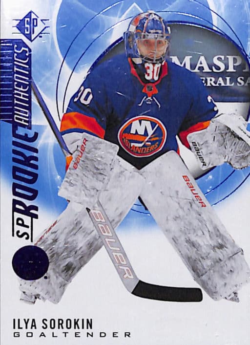 Ilya Sorokin 2020-21 Upper Deck Rookie Authentics #116 NY Islanders